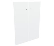 Кабинет для руководителя Steel Evo Двери стеклянные, ручка кнопка