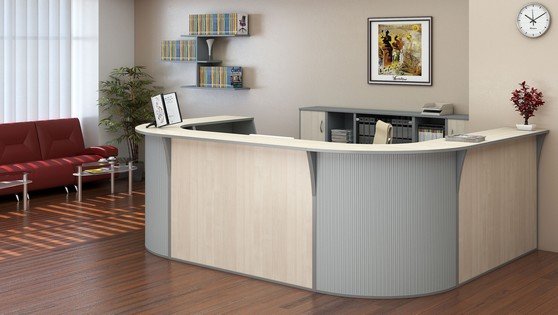 Угловая стойка-ресепшн RIVA