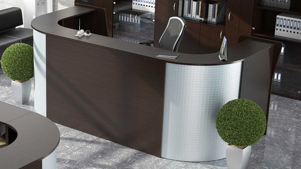 Угловая стойка-ресепшн ЭДЕМ-2