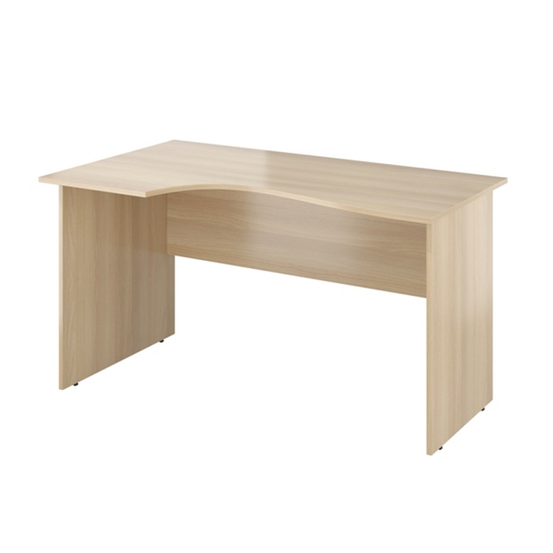 Офисная мебель для персонала «Канцлер» Стол криволинейный левый 1380х800/650х750 КЦ04