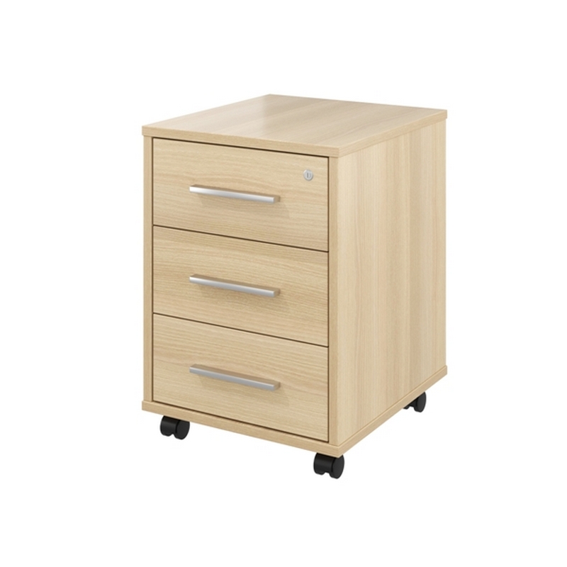 Офисная мебель для персонала «Канцлер» Тумба выкатная 3 ящика с замком 406х446х570 КЦ09