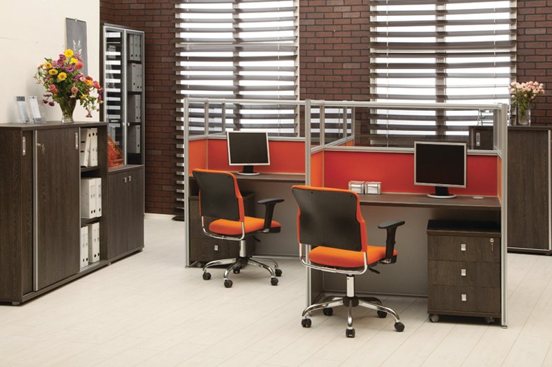 Офисная мебель цвета орех VASANTA - вид 10