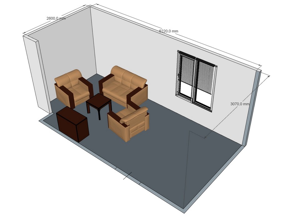 2-местный офисный диван Боссо - вид 22