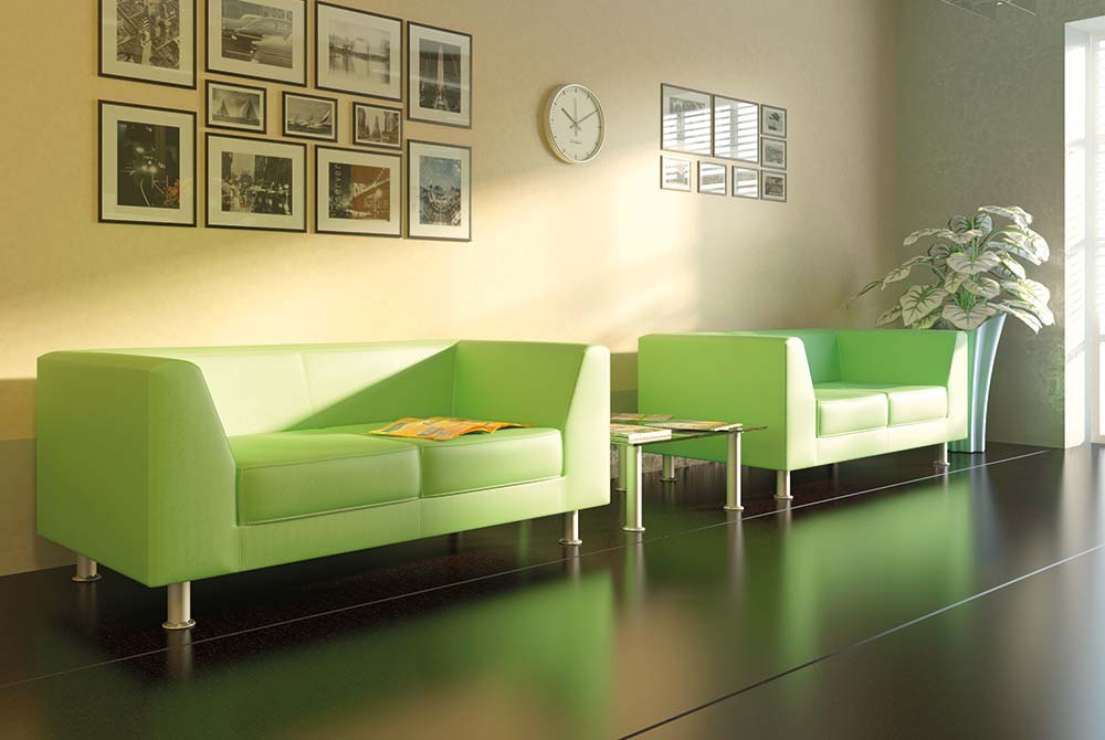 2-местный офисный диван Эволюшн - вид 2