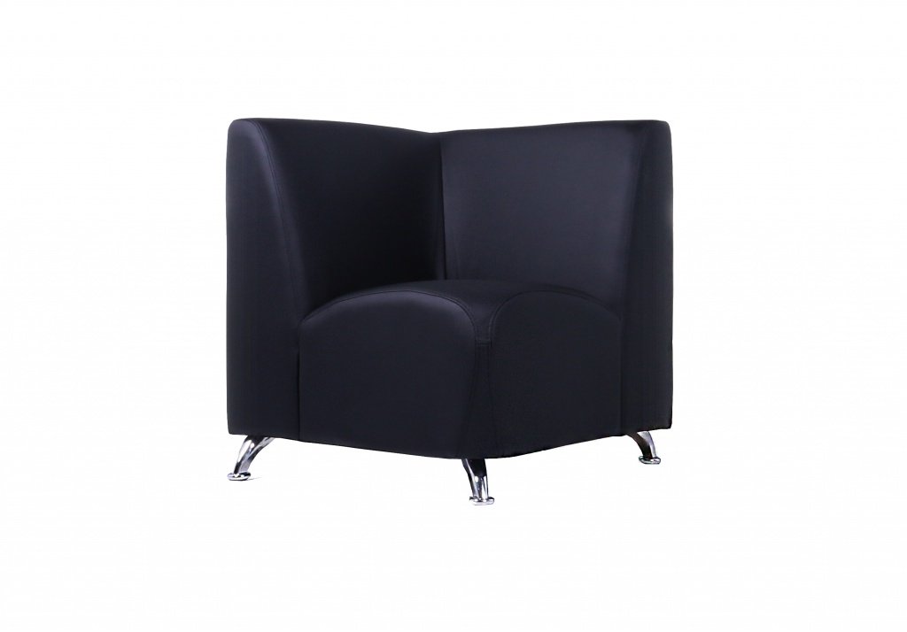 2-местный офисный диван Интер хром - вид 7