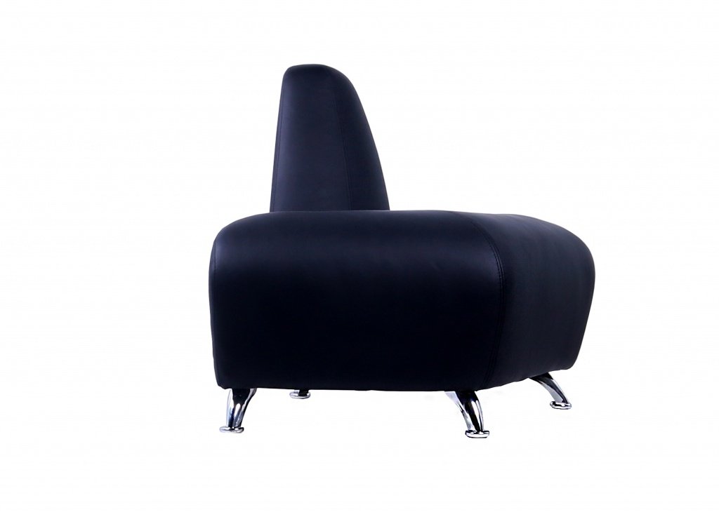 2-местный офисный диван Интер хром - вид 8