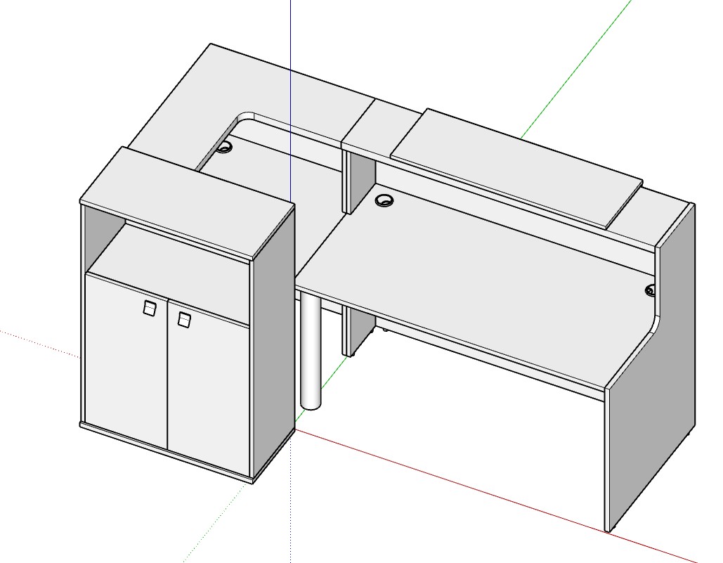 Современная стойка-ресепшн Style - вид 15