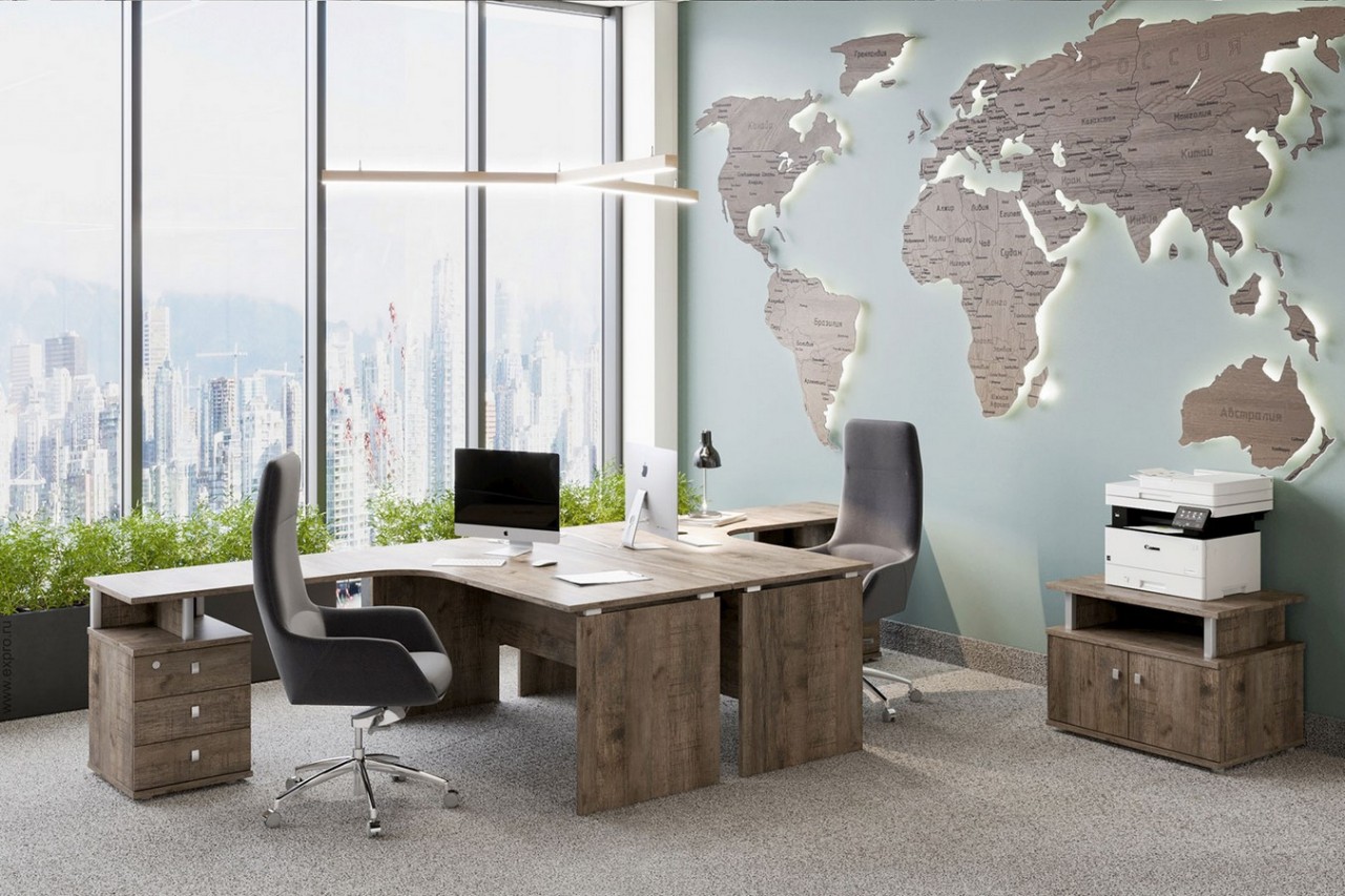 Офисная мебель цвета орех VASANTA - вид 12
