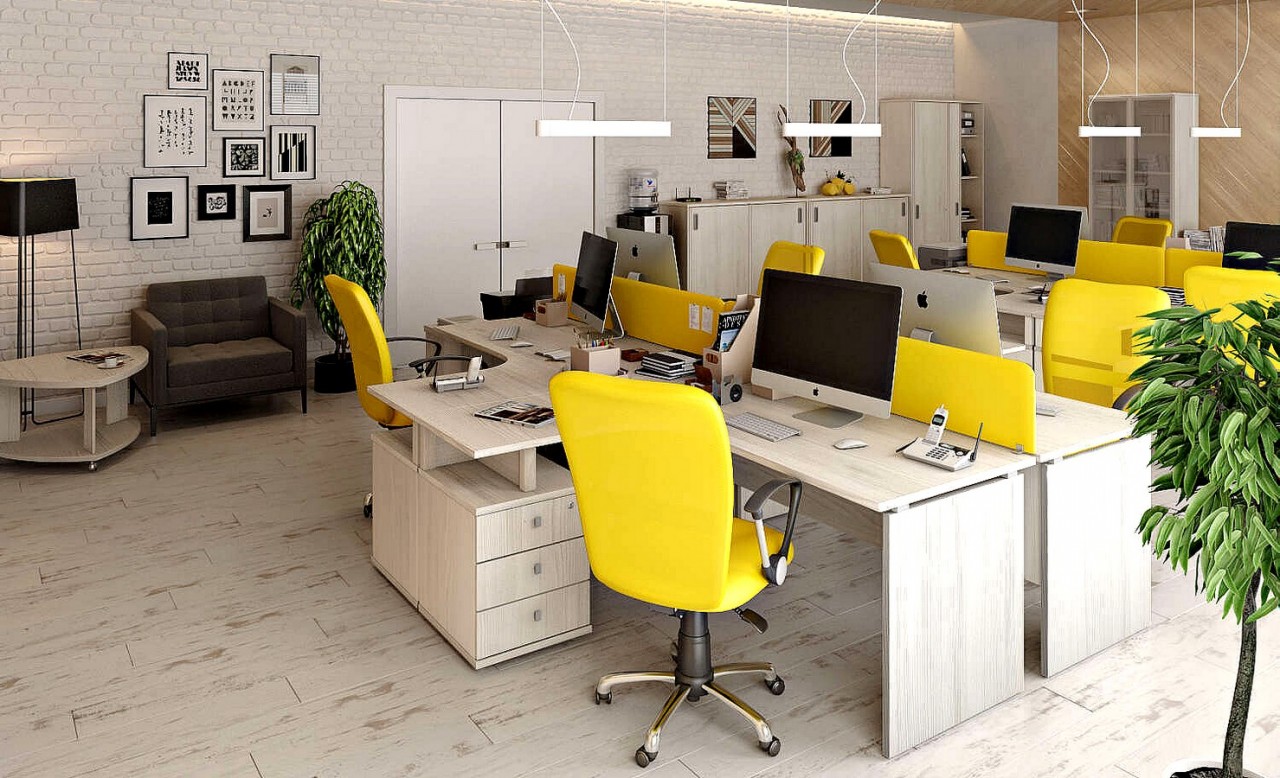 Офисная мебель цвета орех VASANTA - вид 28