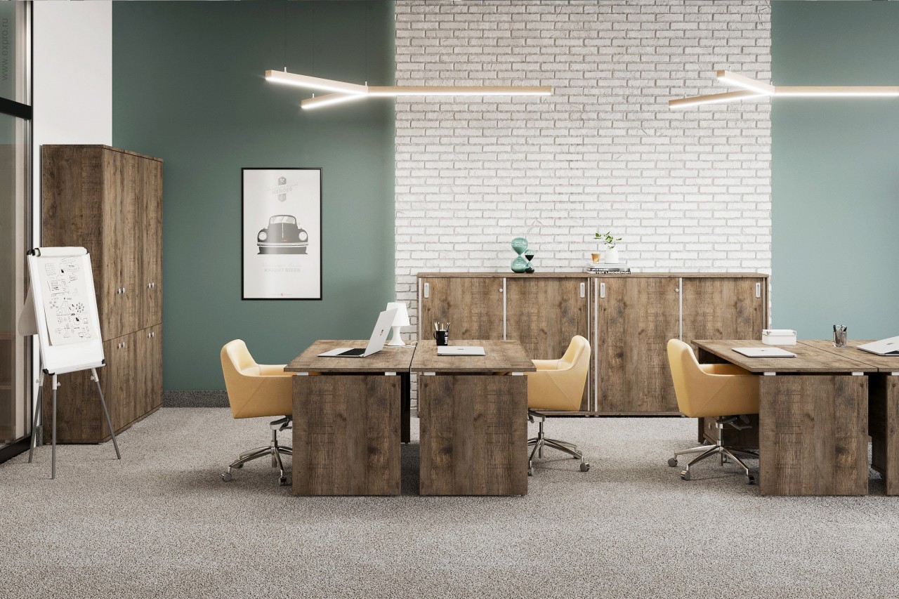 Офисная мебель цвета орех VASANTA - вид 15