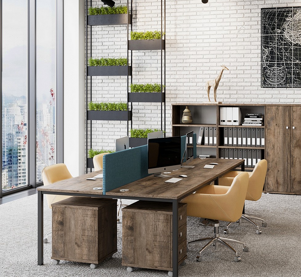 Офисная мебель цвета орех VASANTA - вид 17